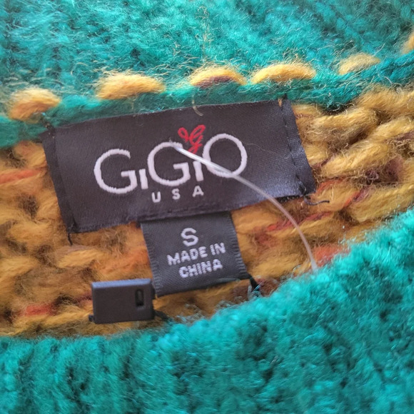 Gigio Sweater / Striped & Colorful / Oversized Small - Picture 6 of 6